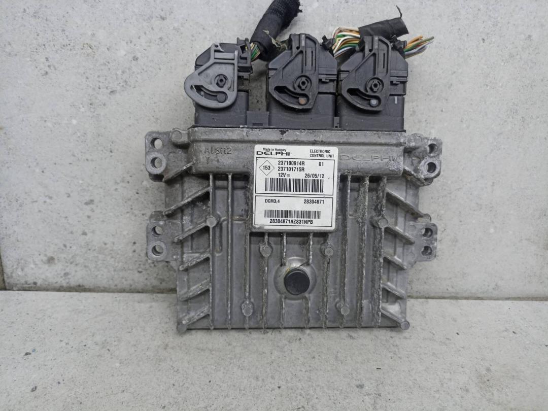 блок управления двигателем Renault Megane 3 поколение 2009, 1.5 л., 237100914R, 237101715R - фото №1