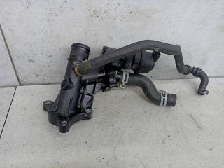 фланец (тройник) системы охлаждения Renault Trafic 3 поколение 2016, 1.6 л., R9M 452, дизель, 110600686R