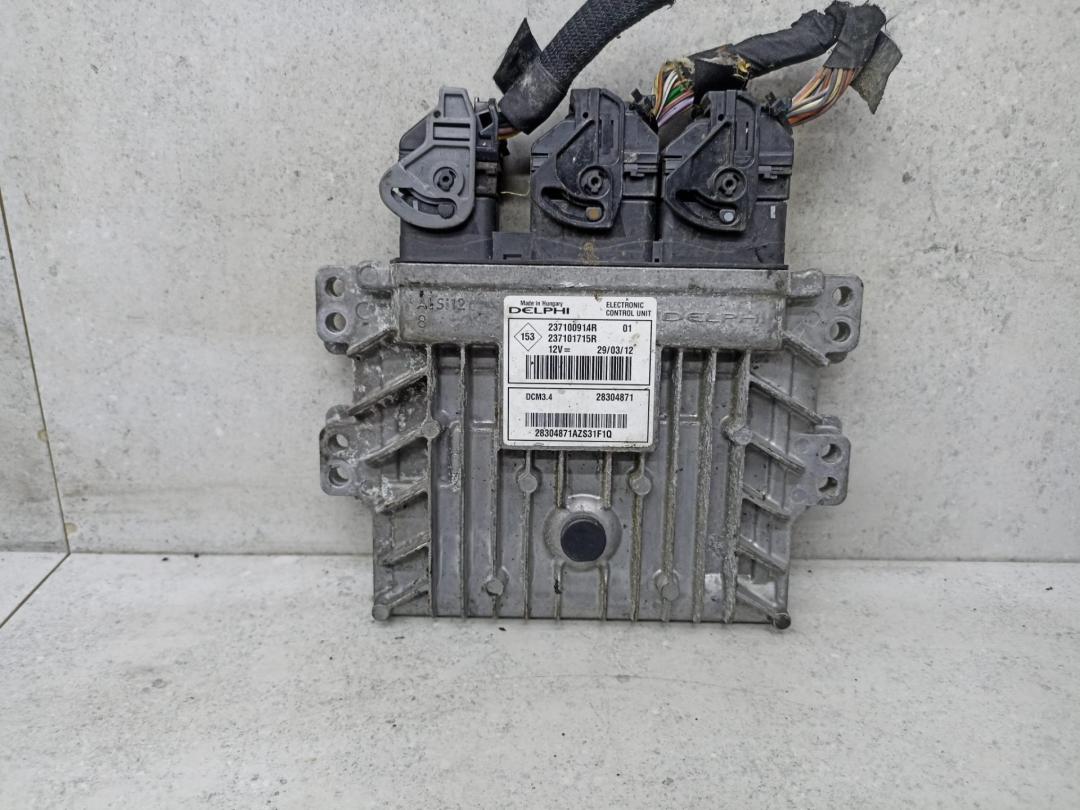 блок управления двигателем Renault Megane 3 поколение 2009, 1.5 л., 237100914R, 237101715R - фото №1
