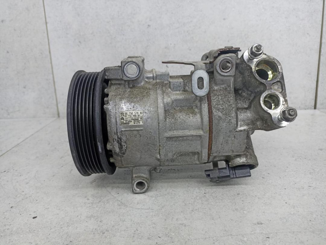 компрессор кондиционера Citroen C4 Grand Picasso 2 поколение 2015, 9675657880, 9675659980, 4471504732 - фото №1