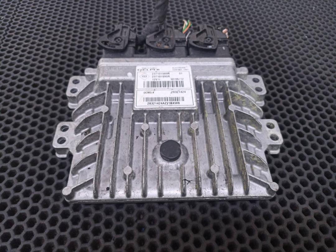 блок управления двигателем Renault Kangoo 2 поколение 2009, 1.5 л., 237101989R, 237101990R - фото №1