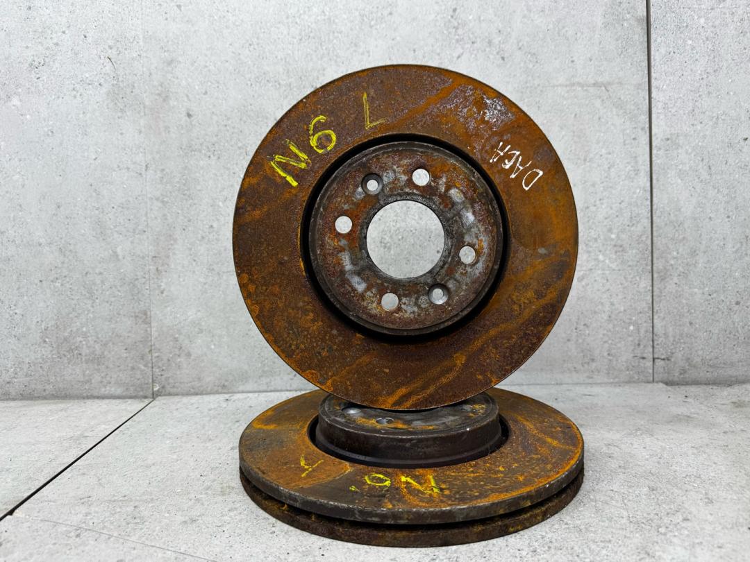 диск тормозной передний Dacia Logan 1 поколение (2004 - 2008), 8671018195 - фото №1