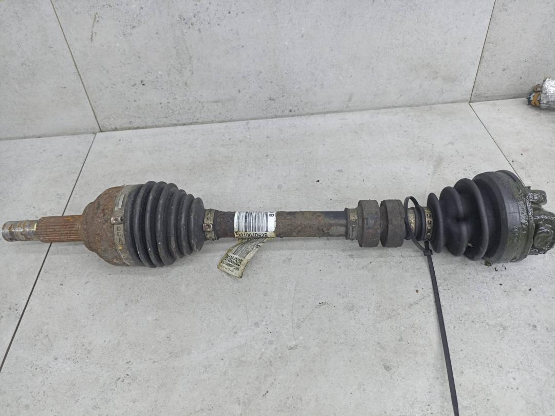 полуось передняя правая (приводной вал, ШРУС) Nissan Qashqai 1 поколение 2007, 39100JD52B - фото №1