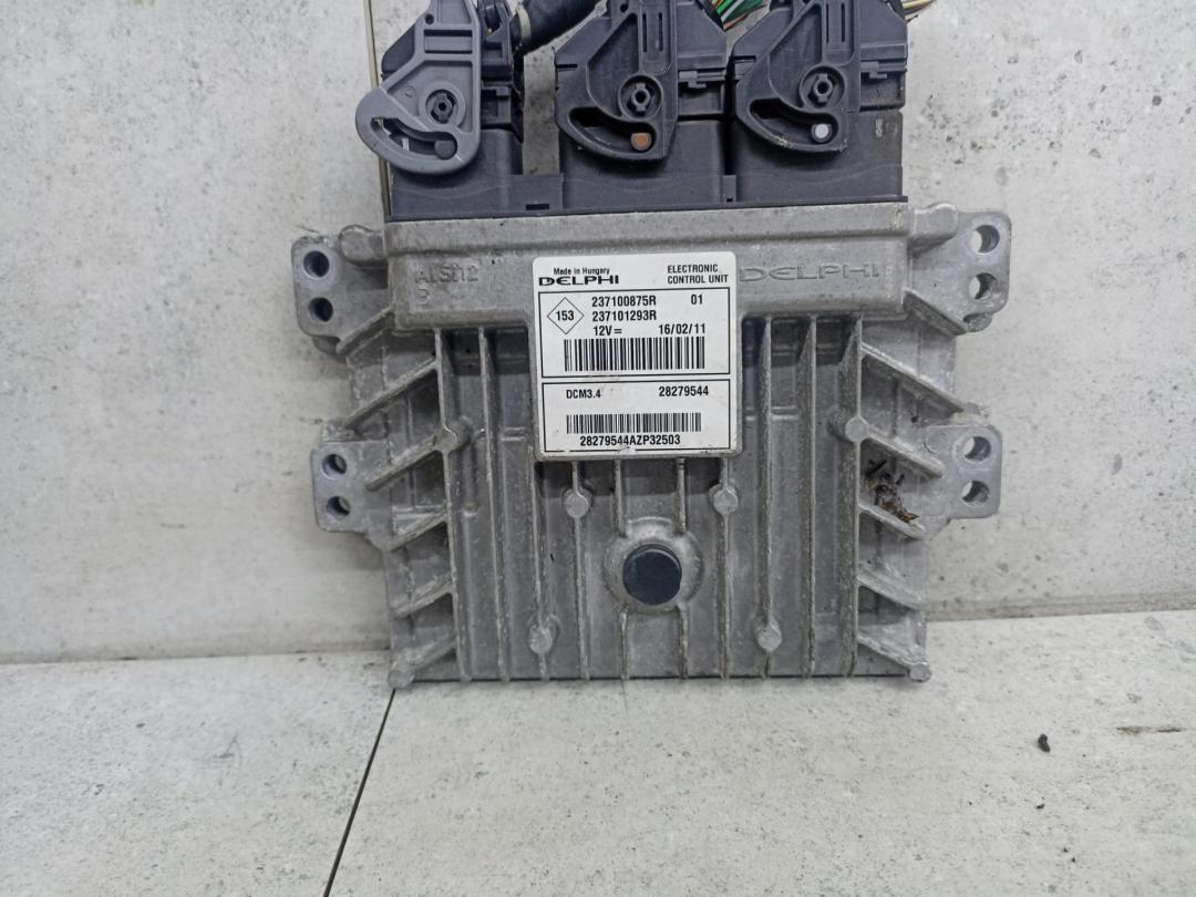 блок управления двигателем Renault Clio 3 поколение 2009, 1.5 л., 237100875R - фото №1