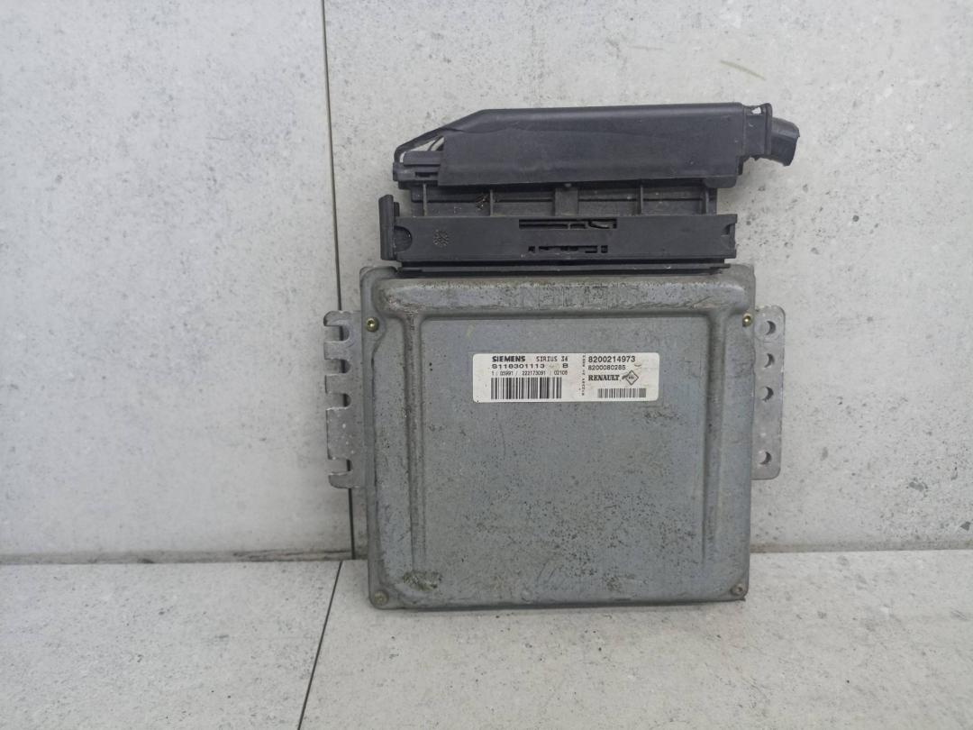 блок управления двигателем Renault Kangoo 1 поколение 2002, 8200214973, 8200080285, S118301113, S110875101 - фото №1