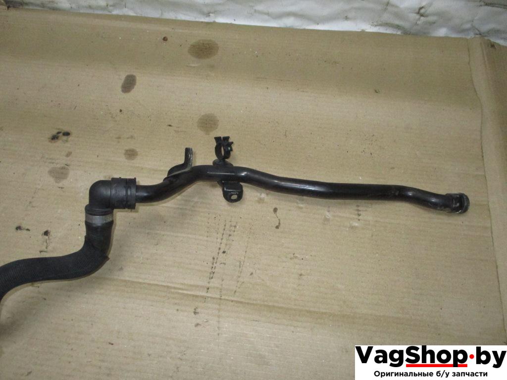 трубка охлаждающей жидкости Audi A6 4F/C6 2006, 3.2 л., FSI, AUK, бензин, АКПП, зеленый, седан, полный привод, 06E121065G - фото №1