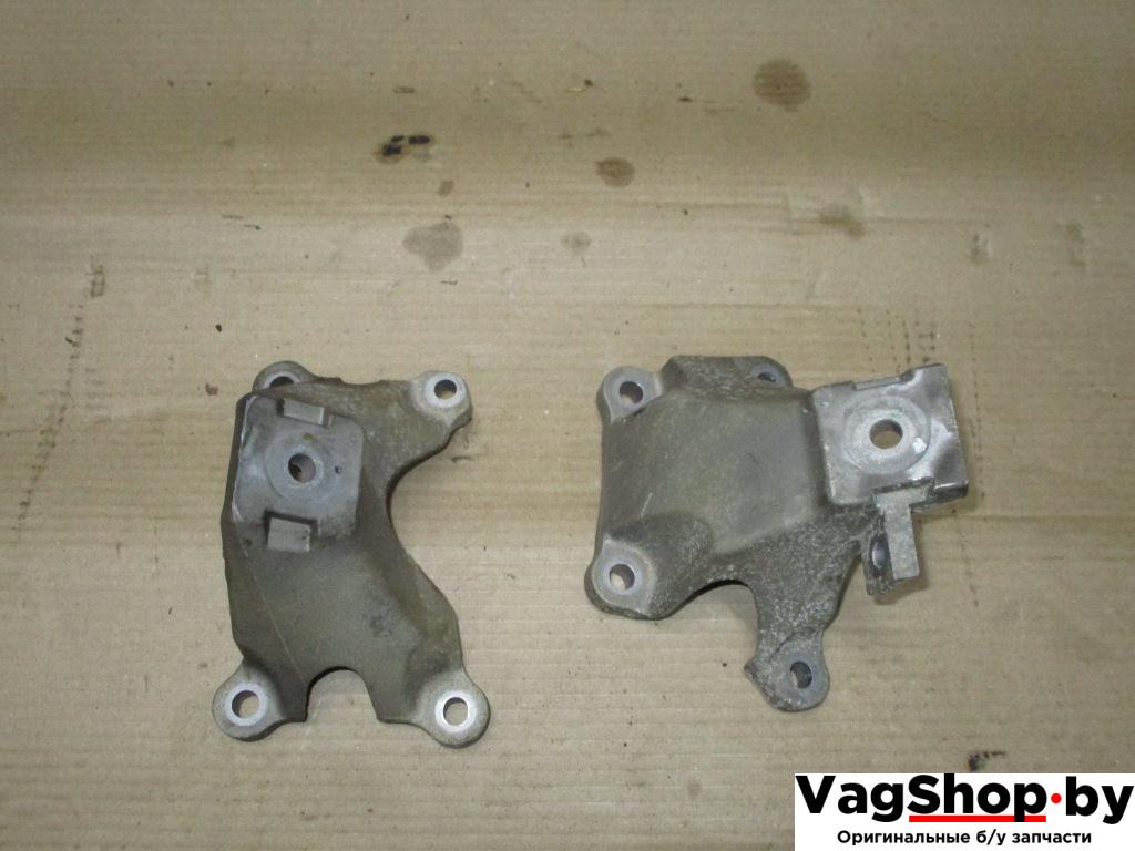 кронштейн двигателя Audi A6 4F/C6 2006, 3.2 л., FSI, AUK, бензин, АКПП, зеленый, седан, полный привод, 4F0199308N, 4F0199307M - фото №1