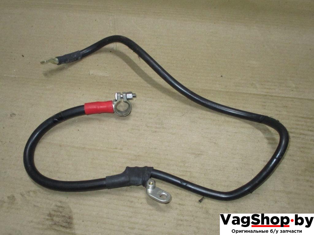 клемма аккумулятора плюс Audi A6 4F/C6 2006, 3.2 л., FSI, AUK, бензин, АКПП, зеленый, седан, полный привод, 4F0971225F - фото №1