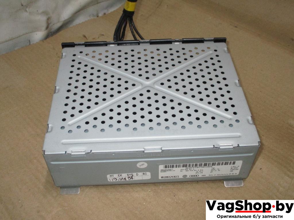 панель управления магнитолой Audi A6 4F/C6 2006, 3.2 л., FSI, AUK, бензин, АКПП, зеленый, седан, полный привод, 4F0035541A, 4E0910541E - фото №1