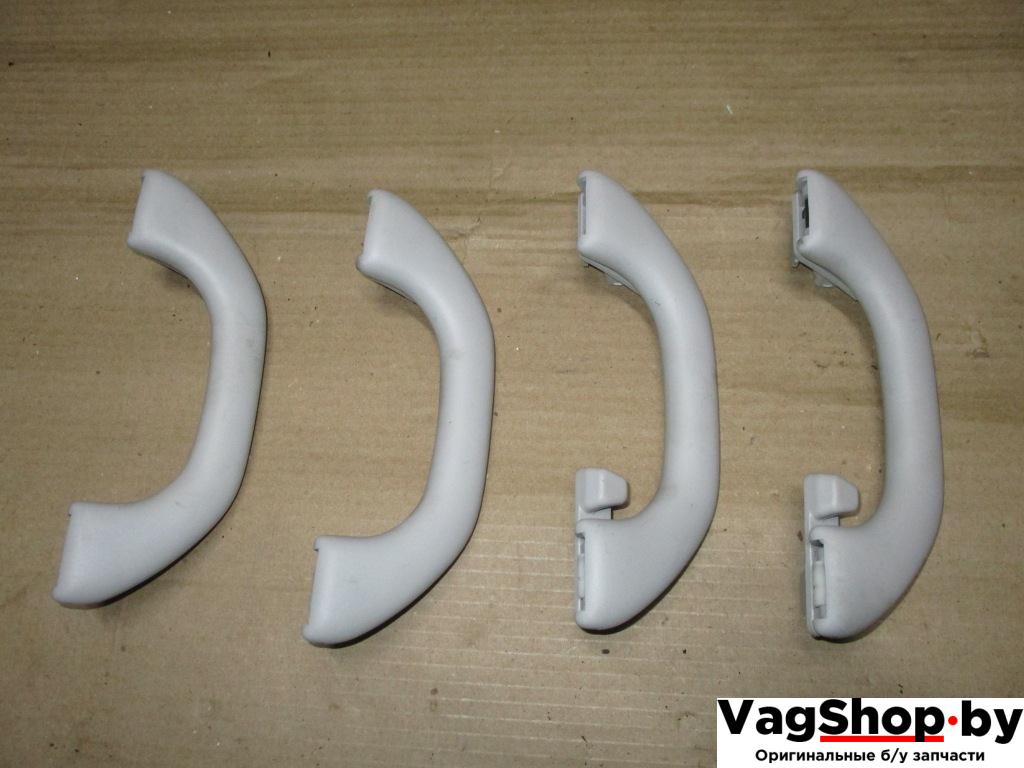 ручка внутренняя потолочная Volkswagen Passat B6 2008, 2.0 л., TSI, CAW, бензин, АКПП, белый, универсал, передний привод, 1K0857607H, 1K0857607J - фото №1