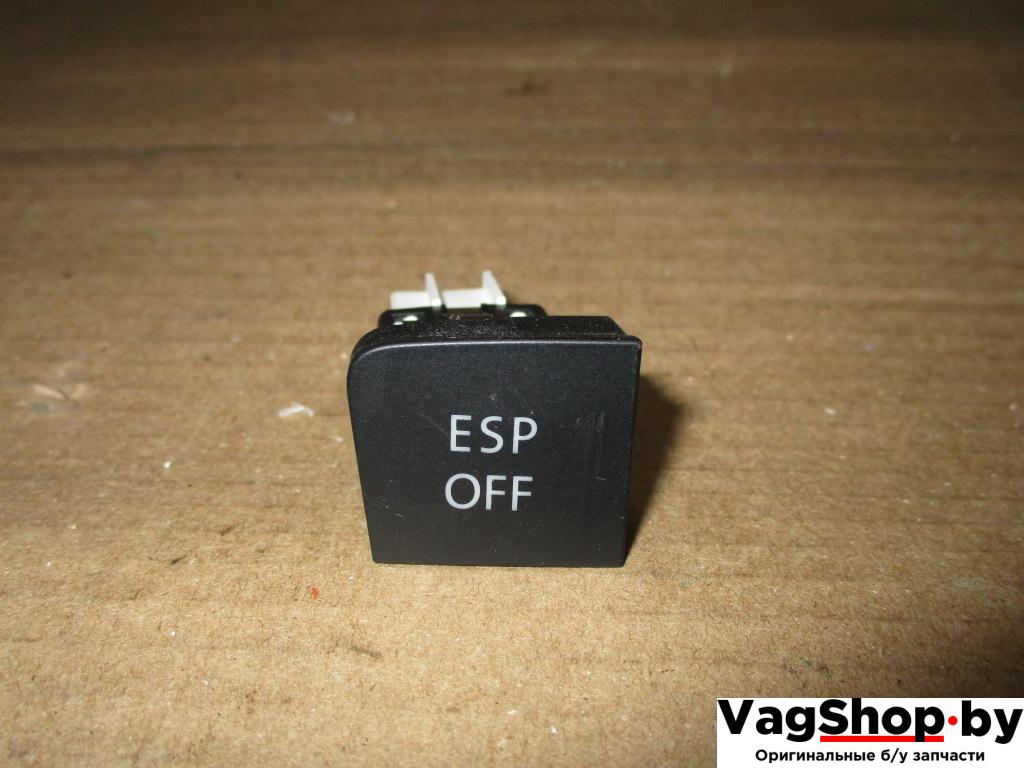 Кнопка антипробуксовочной системы (ABS/ESP) Volkswagen Passat B6 2008, 2.0 л., TSI, CAW, бензин, АКПП, белый, универсал, передний привод, 3C0927117C - фото №1