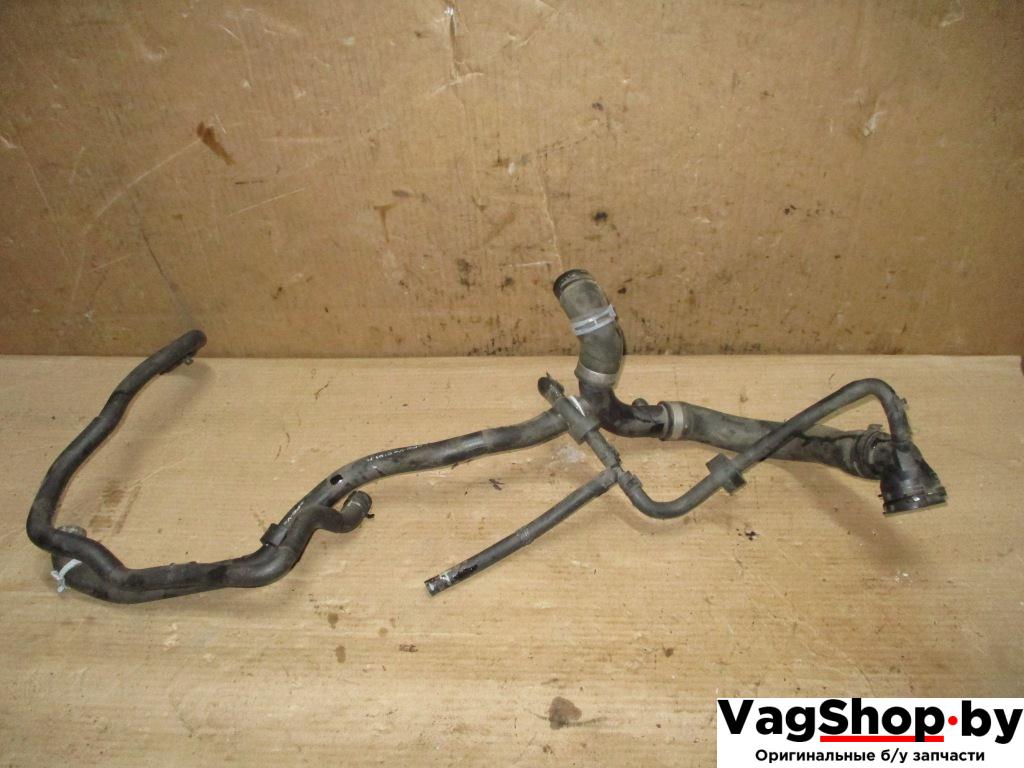 патрубок (трубопровод, шланг) Volkswagen Golf 6 поколение 2012, 1.6 л., TDi, CAY, дизель, МКПП, красный, хетчбэк 5 дв., передний привод, 3C0122291D, 1K0122101KN, 5K0121087 - фото №1