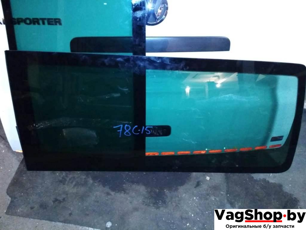 стекло кузовное боковое левое Volkswagen Transporter T5 2005, 2.5 л., TDi, AXD, дизель, МКПП, белый, передний привод - фото №1