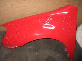 крыло переднее левое Volkswagen Golf 6 поколение 2012, 1.6 л., TDi, CAY, дизель, МКПП, красный, хетчбэк 5 дв., передний привод