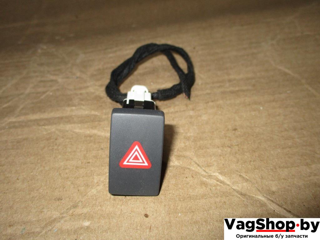 кнопка аварийной сигнализации Volkswagen Golf 6 поколение 2012, 1.6 л., TDi, CAY, дизель, МКПП, красный, хетчбэк 5 дв., передний привод, 5K0953509A - фото №1