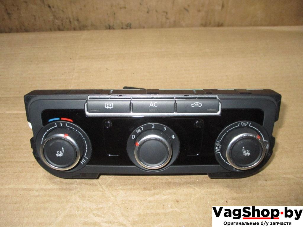 блок управления печки / климат-контроля Volkswagen Golf 6 поколение 2012, 1.6 л., TDi, CAY, дизель, МКПП, красный, хетчбэк 5 дв., передний привод, 7N0907426AN - фото №1