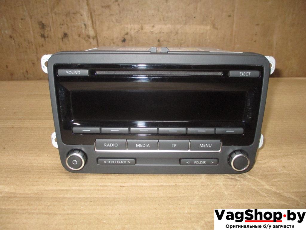 магнитола Volkswagen Golf 6 поколение 2012, 1.6 л., TDi, CAY, дизель, МКПП, красный, хетчбэк 5 дв., передний привод, 1K0035186AN - фото №1