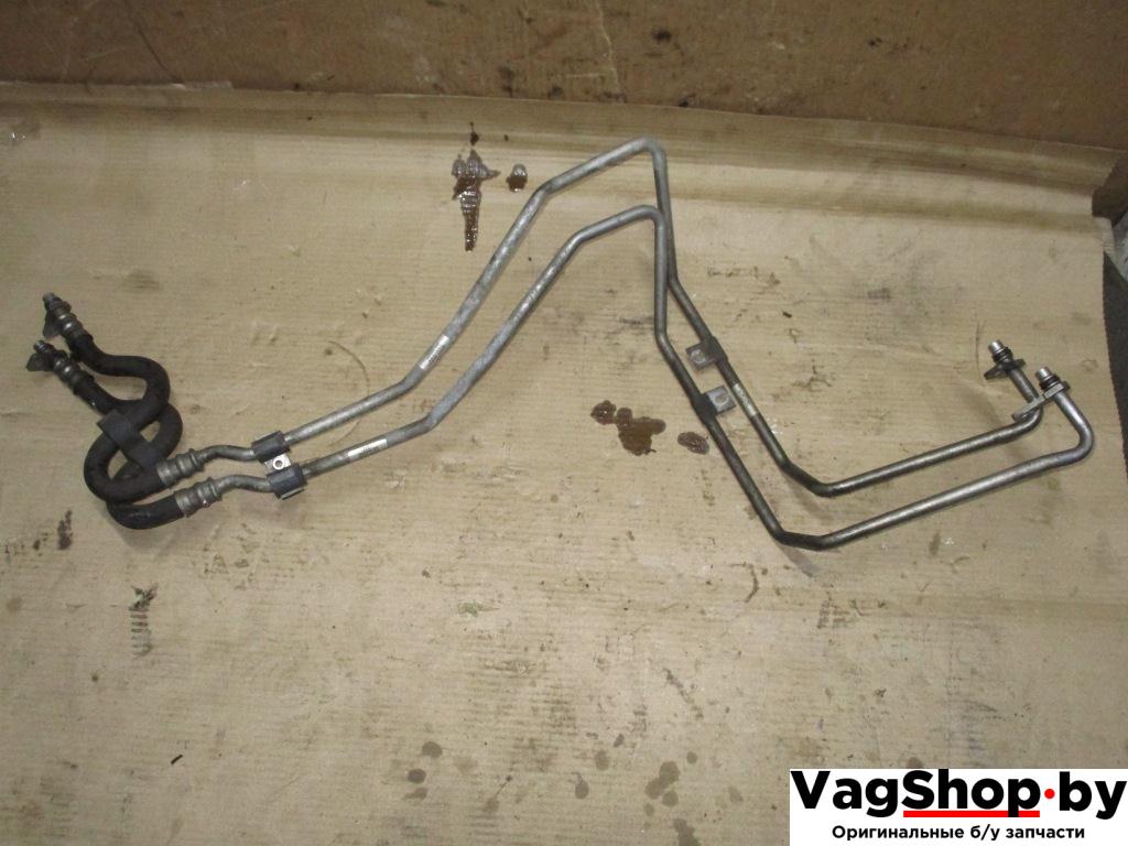 шланг (трубка) АКПП Audi Q7 4L 2008, 3.6 л., FSI, BHK, бензин, АКПП, черный, внедорожник 5 дв., полный привод, 4L0317819D - фото №1