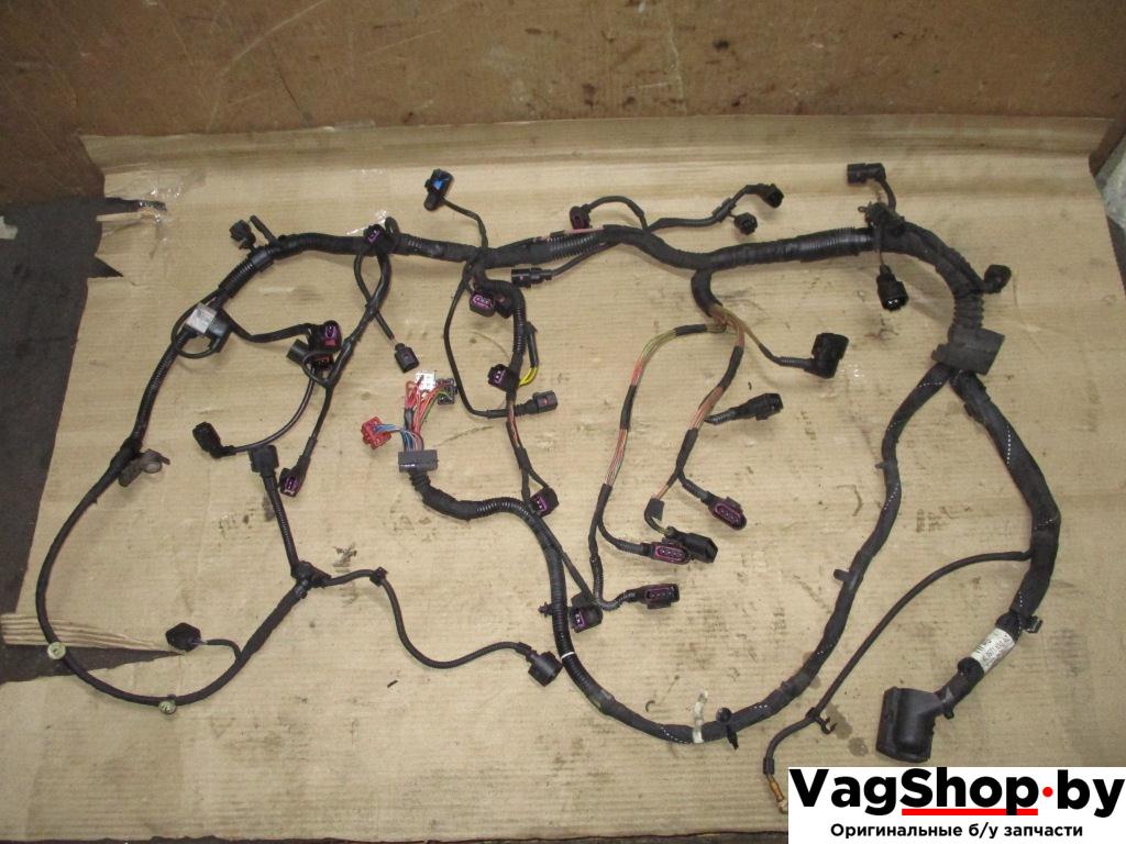 проводка двигателя Audi Q7 4L 2008, 3.6 л., FSI, BHK, бензин, АКПП, черный, внедорожник 5 дв., полный привод, 4L0971610AC - фото №1