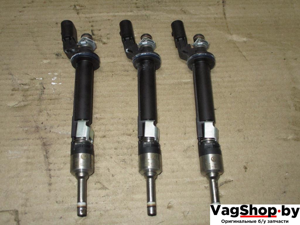 форсунка Audi Q7 4L 2008, 3.6 л., FSI, BHK, бензин, АКПП, черный, внедорожник 5 дв., полный привод, 03H906036A - фото №1