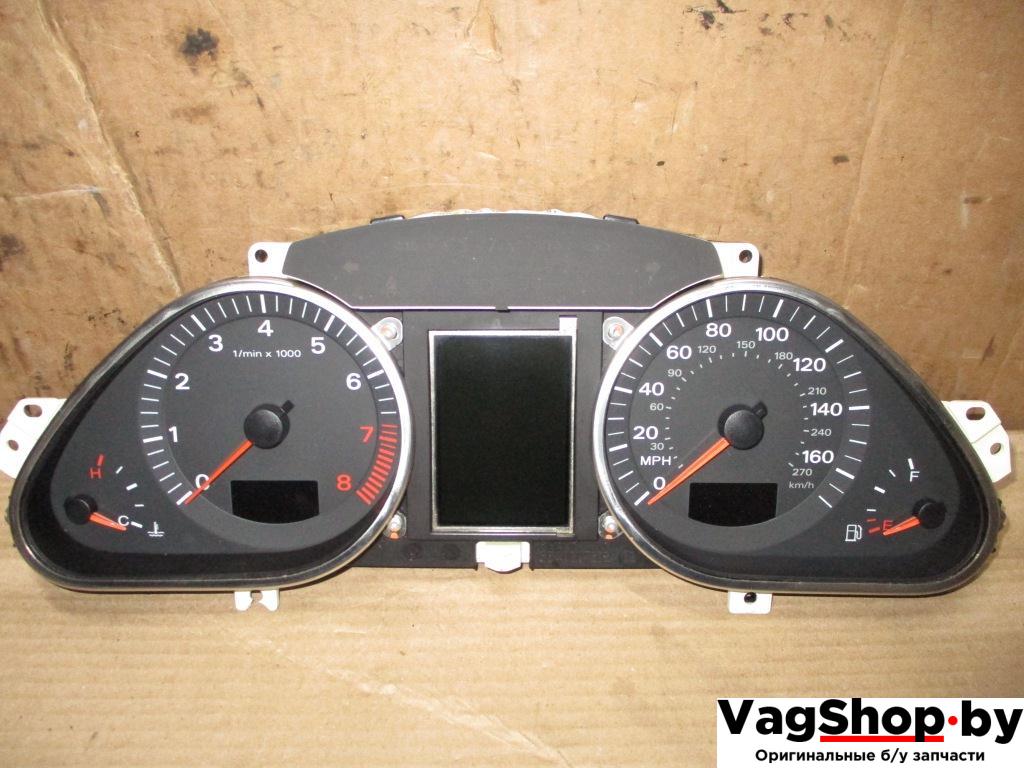 щиток приборов (приборная панель) Audi Q7 4L 2008, 3.6 л., FSI, BHK, бензин, АКПП, черный, внедорожник 5 дв., полный привод - фото №1