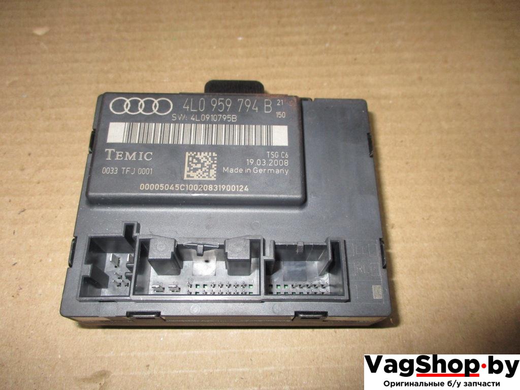 модуль управления двери Audi Q7 4L 2008, 3.6 л., FSI, BHK, бензин, АКПП, черный, внедорожник 5 дв., полный привод, 4L0959794B - фото №1
