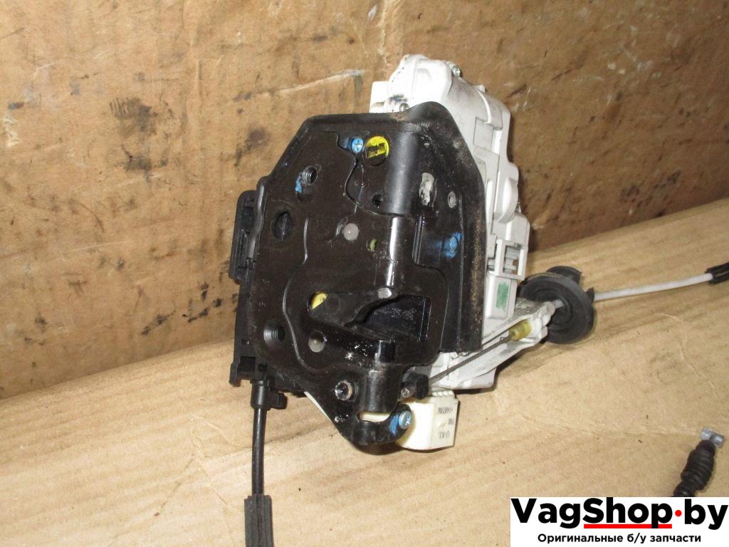 замок двери задней левой Audi Q7 4L 2008, 3.6 л., FSI, BHK, бензин, АКПП, черный, внедорожник 5 дв., полный привод, 3C4839015D - фото №1