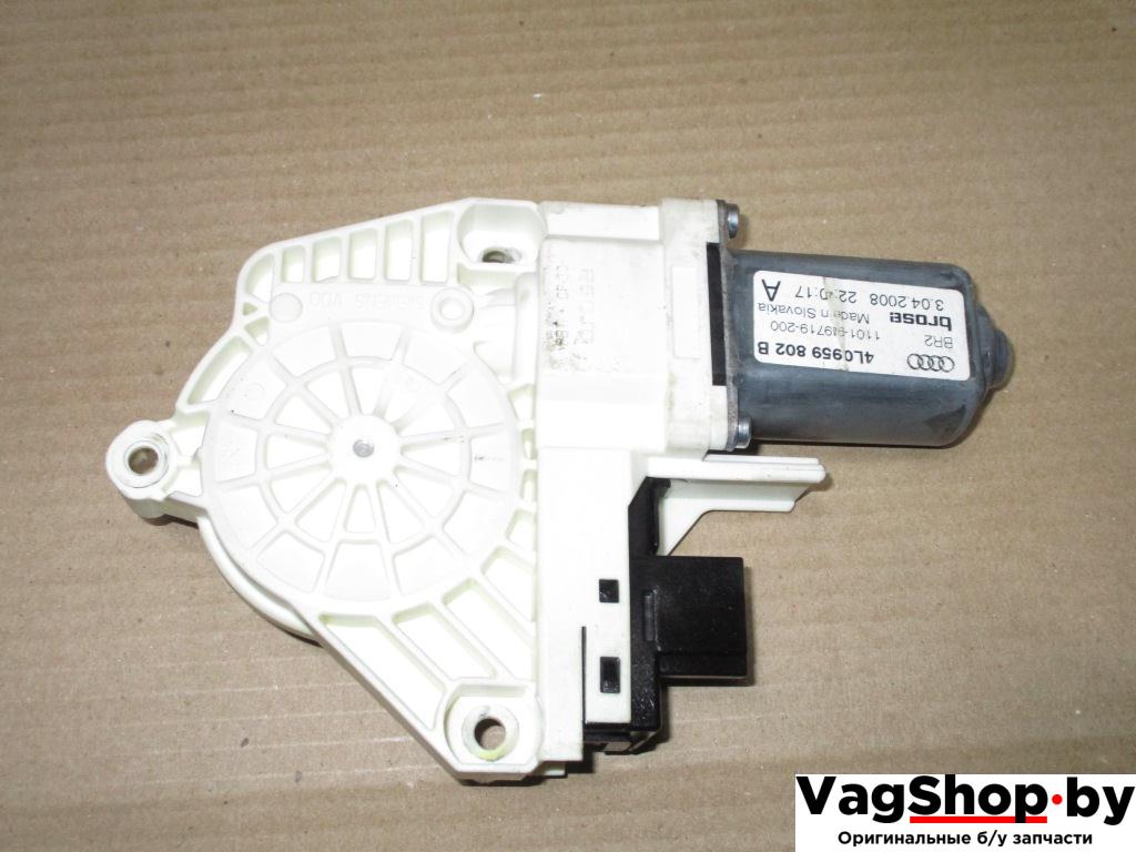 моторчик стеклоподъемника передний правый Audi Q7 4L 2008, 3.6 л., FSI, BHK, бензин, АКПП, черный, внедорожник 5 дв., полный привод, 4L0959802B - фото №1