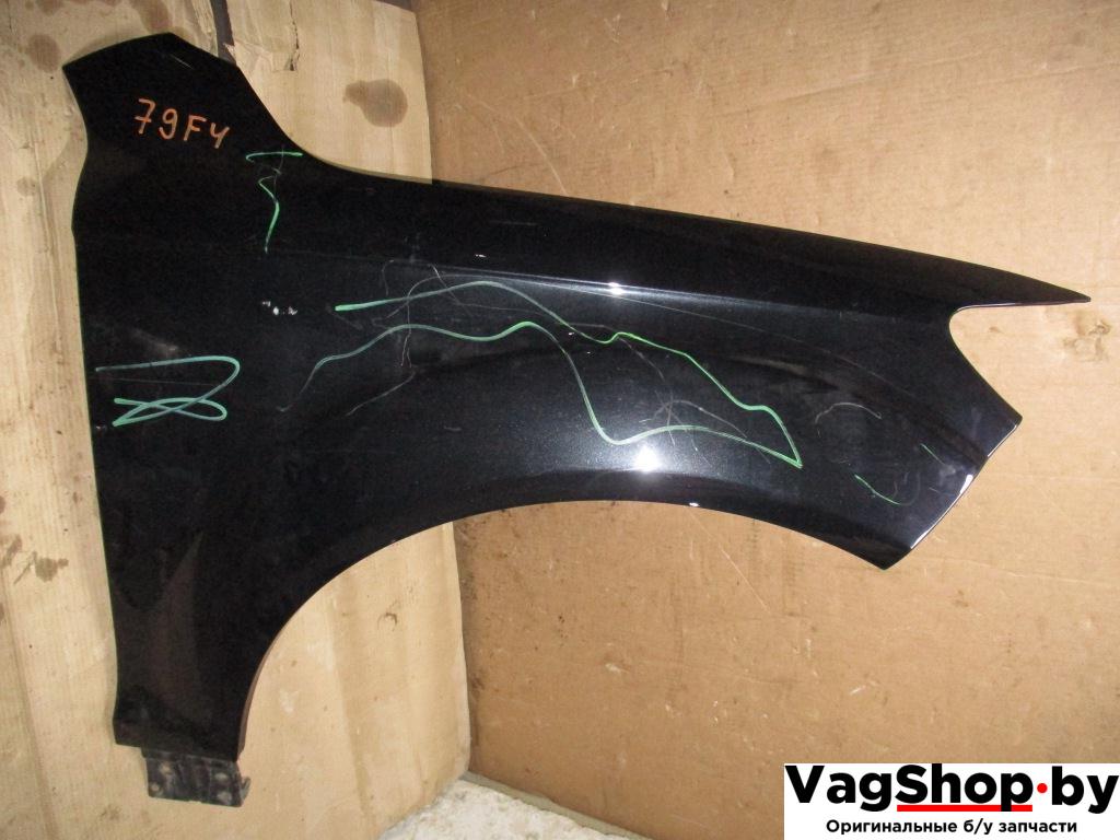 крыло переднее правое Audi Q7 4L 2008, 3.6 л., FSI, BHK, бензин, АКПП, черный, внедорожник 5 дв., полный привод - фото №1