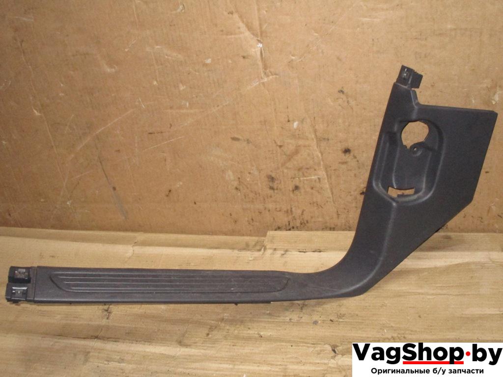 накладка на порог Volkswagen Touareg 2 поколение 2013, 3.6 л., FSI, CGR, бензин, АКПП, серый, внедорожник 5 дв., полный привод, 7P0863483D, 7P0863484D - фото №1