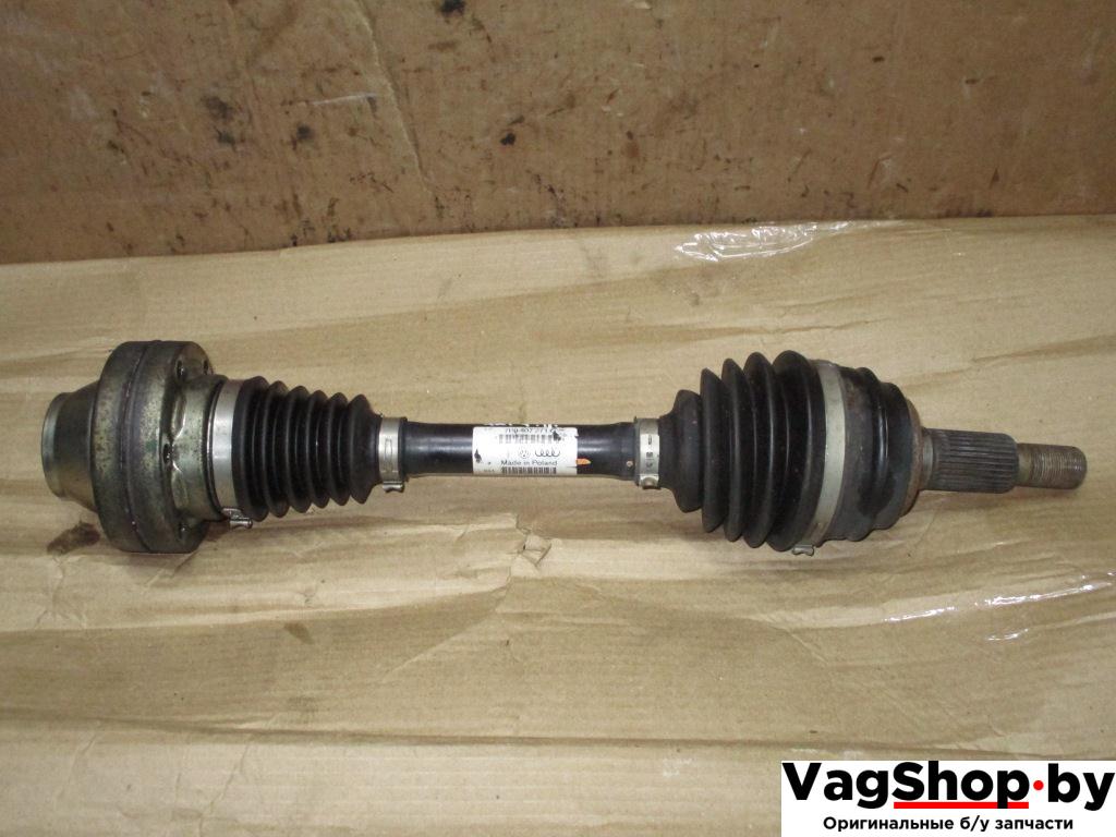 полуось (приводной вал, ШРУС) Volkswagen Touareg 2 поколение 2013, 3.6 л., FSI, CGR, бензин, АКПП, серый, внедорожник 5 дв., полный привод, 7P0407271C - фото №1