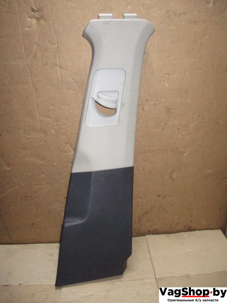 обшивка стойки центральной правой Volkswagen Touareg 2 поколение 2013, 3.6 л., FSI, CGR, бензин, АКПП, серый, внедорожник 5 дв., полный привод, 7P6867240AJ - фото №1