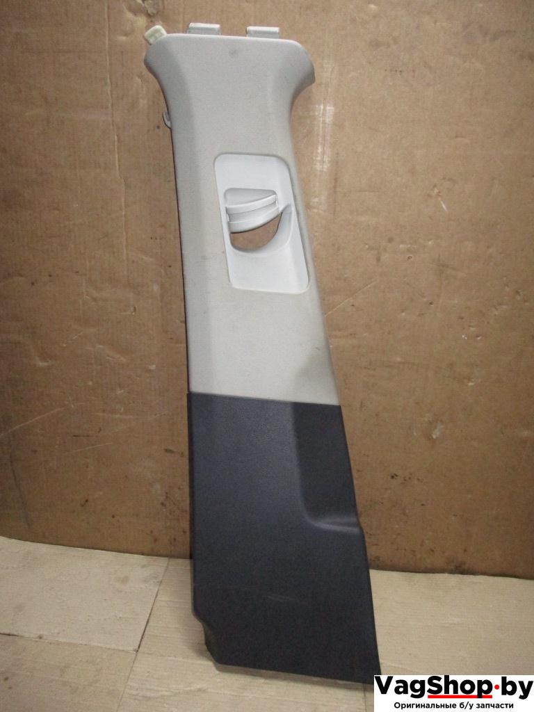 обшивка стойки центральной левой Volkswagen Touareg 2 поколение 2013, 3.6 л., FSI, CGR, бензин, АКПП, серый, внедорожник 5 дв., полный привод, 7P6867239AJ - фото №1