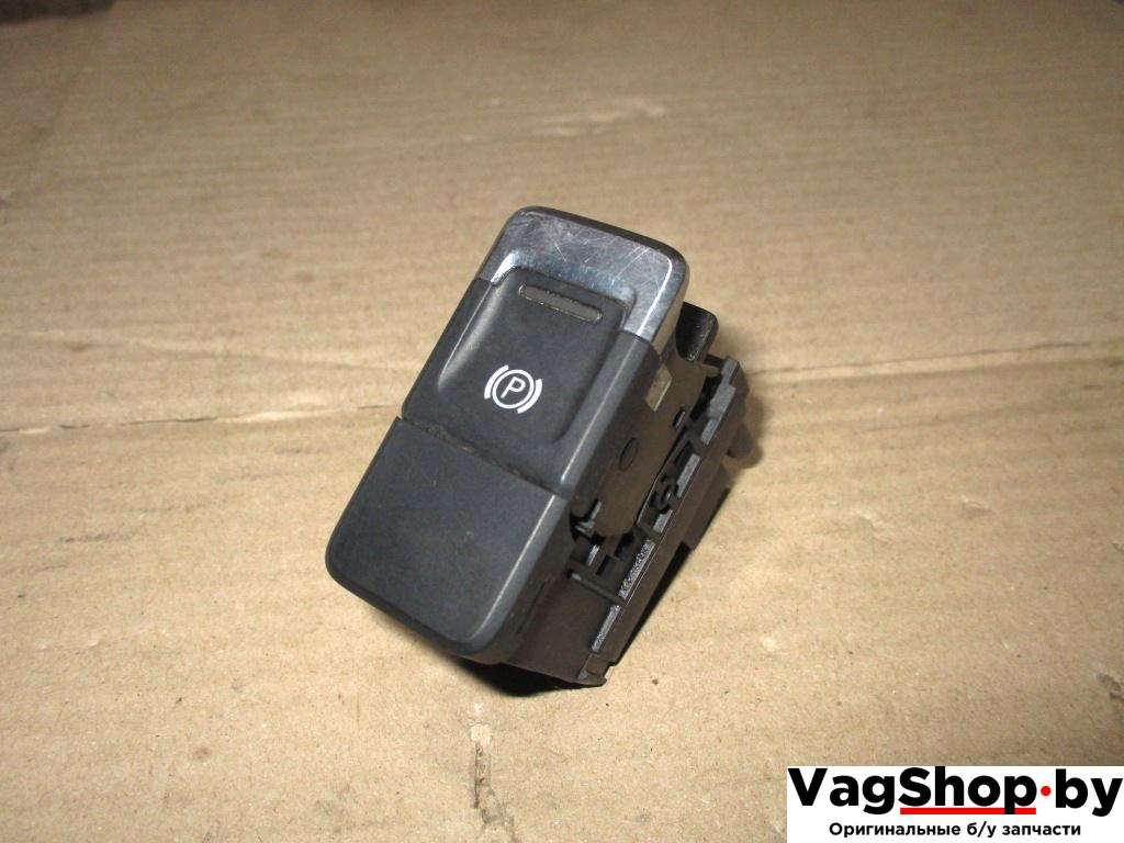 кнопка ручного тормоза (ручника) Volkswagen Touareg 2 поколение 2013, 3.6 л., FSI, CGR, бензин, АКПП, серый, внедорожник 5 дв., полный привод, 7P1927225B - фото №1