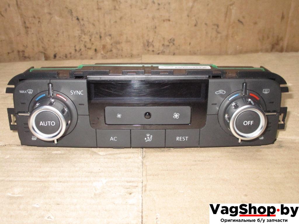 блок управления печки / климат-контроля Volkswagen Touareg 2 поколение 2013, 3.6 л., FSI, CGR, бензин, АКПП, серый, внедорожник 5 дв., полный привод, 7P6907040BK - фото №1