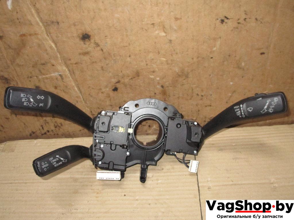 переключатель подрулевой (стрекоза) Volkswagen Touareg 2 поколение 2013, 3.6 л., FSI, CGR, бензин, АКПП, серый, внедорожник 5 дв., полный привод, 7P6953502 - фото №1