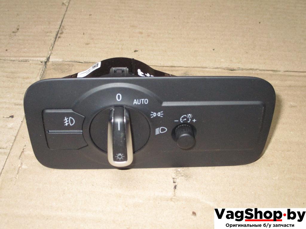 переключатель света Volkswagen Touareg 2 поколение 2013, 3.6 л., FSI, CGR, бензин, АКПП, серый, внедорожник 5 дв., полный привод, 7P6941431E - фото №1