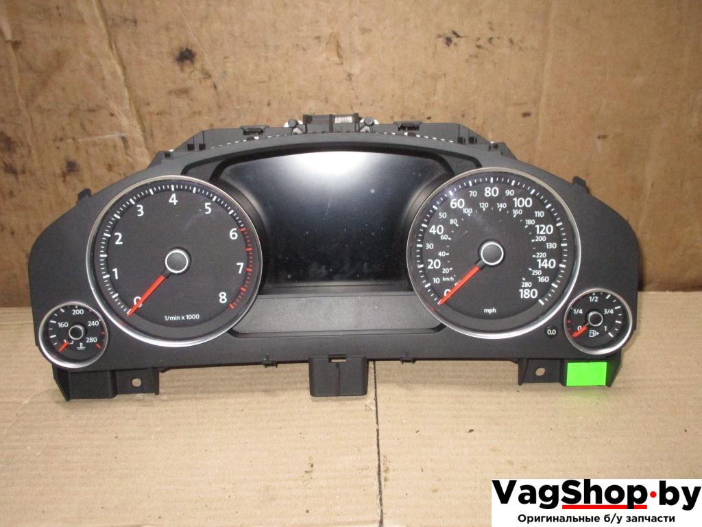щиток приборов (приборная панель) Volkswagen Touareg 2 поколение 2013, 3.6 л., FSI, CGR, бензин, АКПП, серый, внедорожник 5 дв., полный привод, 7P6920981E - фото №1