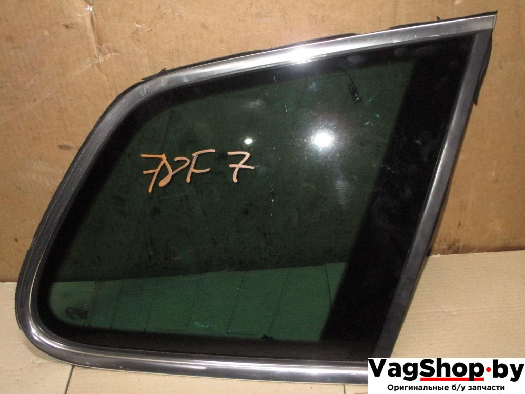 стекло кузовное боковое правое Volkswagen Touareg 2 поколение 2013, 3.6 л., FSI, CGR, бензин, АКПП, серый, внедорожник 5 дв., полный привод - фото №1