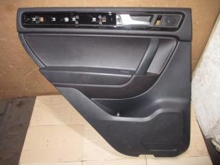 обшивка двери задняя левая Volkswagen Touareg 2 поколение 2013, 3.6 л., FSI, CGR, бензин, АКПП, серый, внедорожник 5 дв., полный привод
