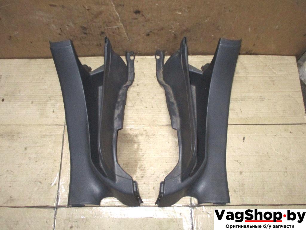 накладка на порог Volkswagen Golf Plus 1 поколение 2006, 2.0 л., TDi, BKD, дизель, МКПП, черный, хетчбэк 5 дв., передний привод, 5M0867343A, 5M0867344A - фото №1