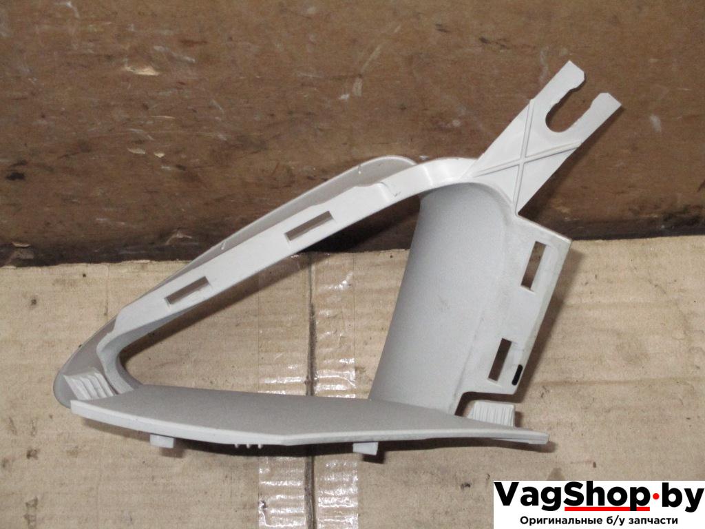 обшивка стойки передней правой Volkswagen Golf Plus 1 поколение 2006, 2.0 л., TDi, BKD, дизель, МКПП, черный, хетчбэк 5 дв., передний привод, 5M0858336B - фото №1