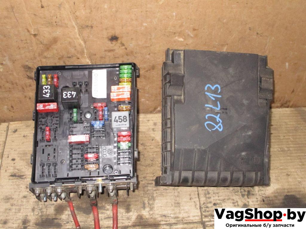 блок предохранителей Volkswagen Golf Plus 1 поколение 2006, 2.0 л., TDi, BKD, дизель, МКПП, черный, хетчбэк 5 дв., передний привод, 1K0937124AK - фото №1