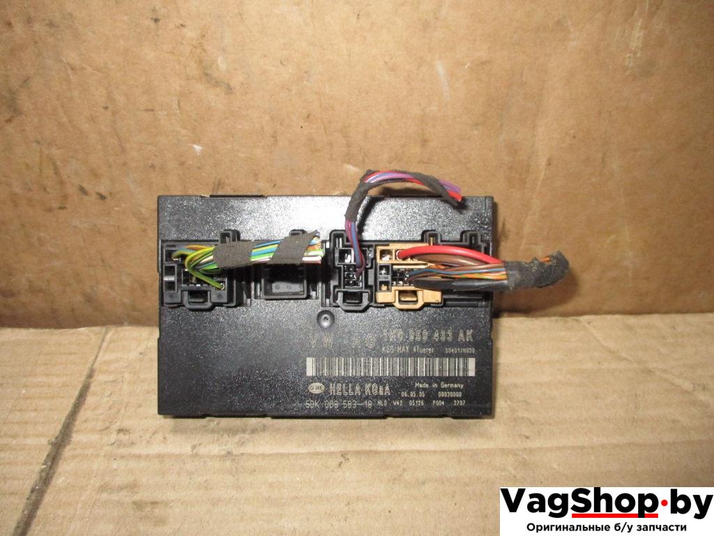 блок комфорта Volkswagen Golf Plus 1 поколение 2006, 2.0 л., TDi, BKD, дизель, МКПП, черный, хетчбэк 5 дв., передний привод, 1K0959433AK - фото №1