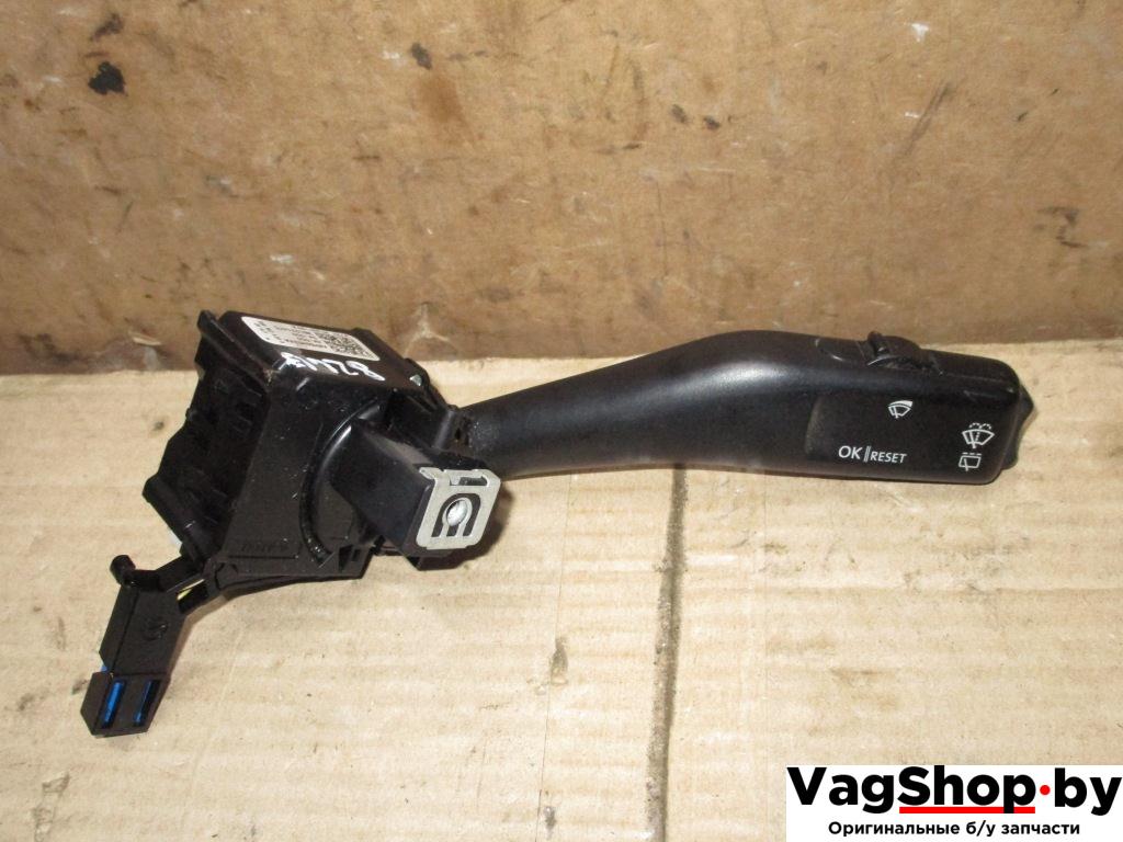 переключатель дворников Volkswagen Golf Plus 1 поколение 2006, 2.0 л., TDi, BKD, дизель, МКПП, черный, хетчбэк 5 дв., передний привод, 1K0953519A - фото №1