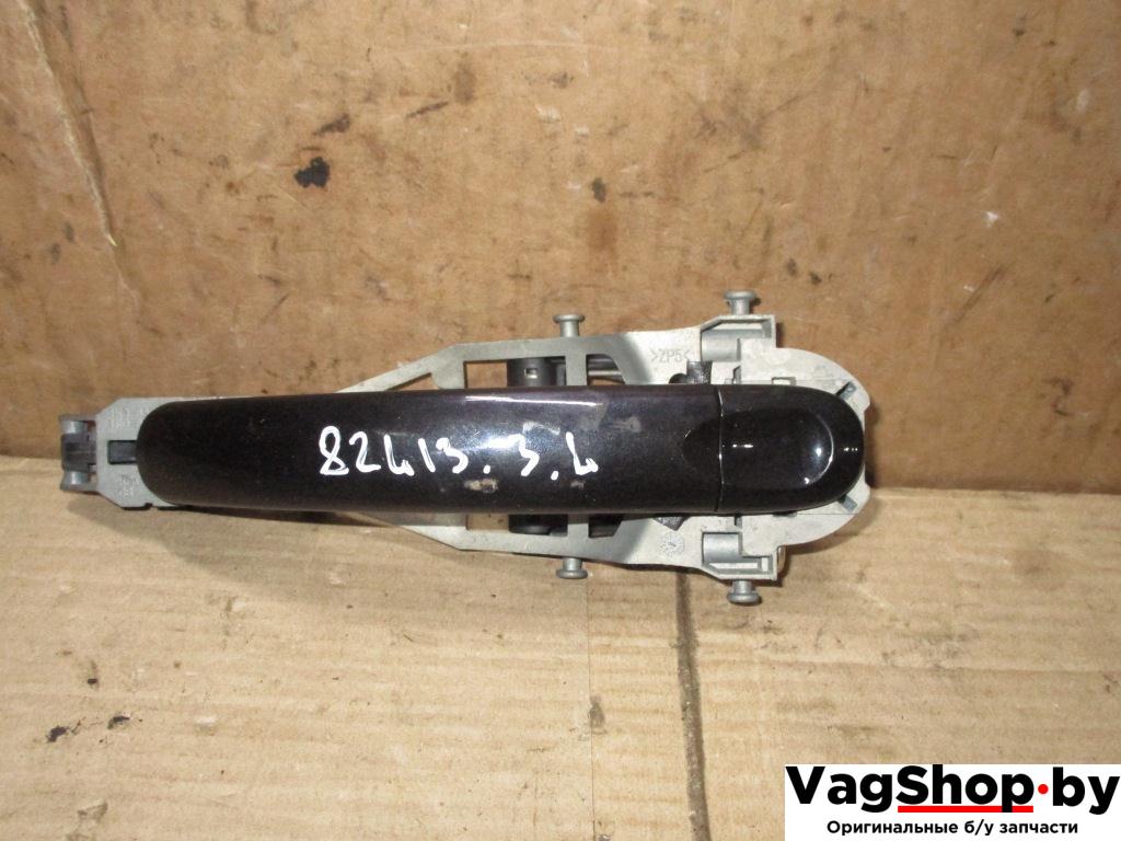 ручка наружная задняя левая Volkswagen Golf Plus 1 поколение 2006, 2.0 л., TDi, BKD, дизель, МКПП, черный, хетчбэк 5 дв., передний привод - фото №1