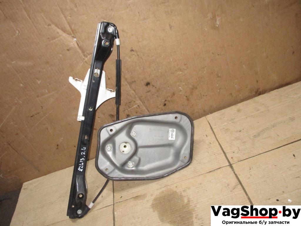 стеклоподъемник электрический задний левый Volkswagen Golf Plus 1 поколение 2006, 2.0 л., TDi, BKD, дизель, МКПП, черный, хетчбэк 5 дв., передний привод - фото №1