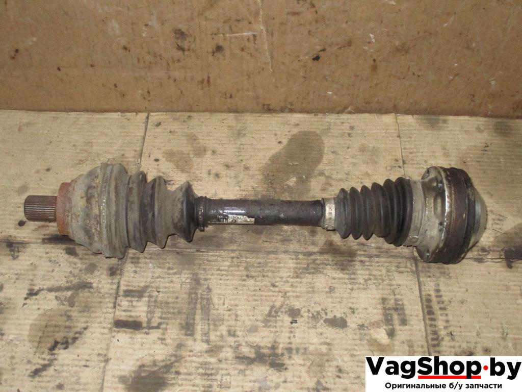 полуось передняя левая (приводной вал, ШРУС) Volkswagen Passat B6 2007, 2.0 л., TDi, BMP, дизель, МКПП, черный, универсал, полный привод, 1K0407271BJ - фото №1