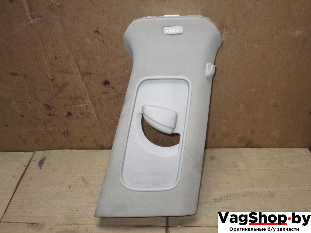 обшивка стойки центральной правой Volkswagen Passat B6 2007, 2.0 л., TDi, BMP, дизель, МКПП, черный, универсал, полный привод, 3C0868418E - фото №1