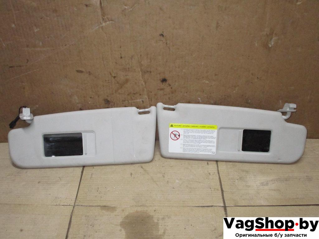 козырек солнцезащитный Volkswagen Passat B6 2007, 2.0 л., TDi, BMP, дизель, МКПП, черный, универсал, полный привод - фото №1